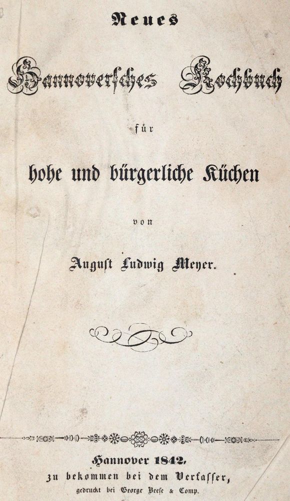 Große Abbildung Nr.1: 143-844 Meyer,A.L.: (Küche und Haushalt, Kochbücher)