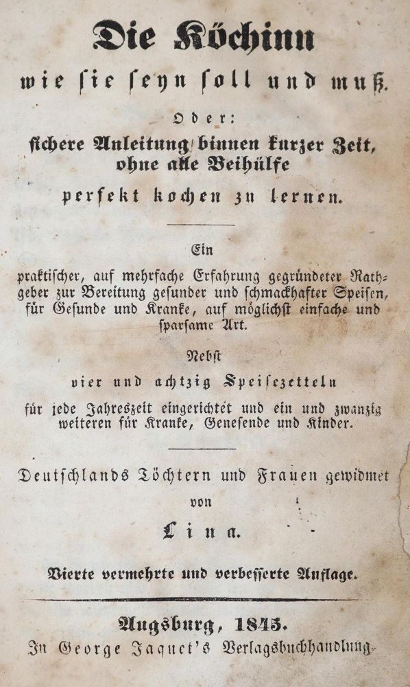 Große Abbildung Nr.1: 143-845 (Meyer,L.).: (Küche und Haushalt, Kochbücher)