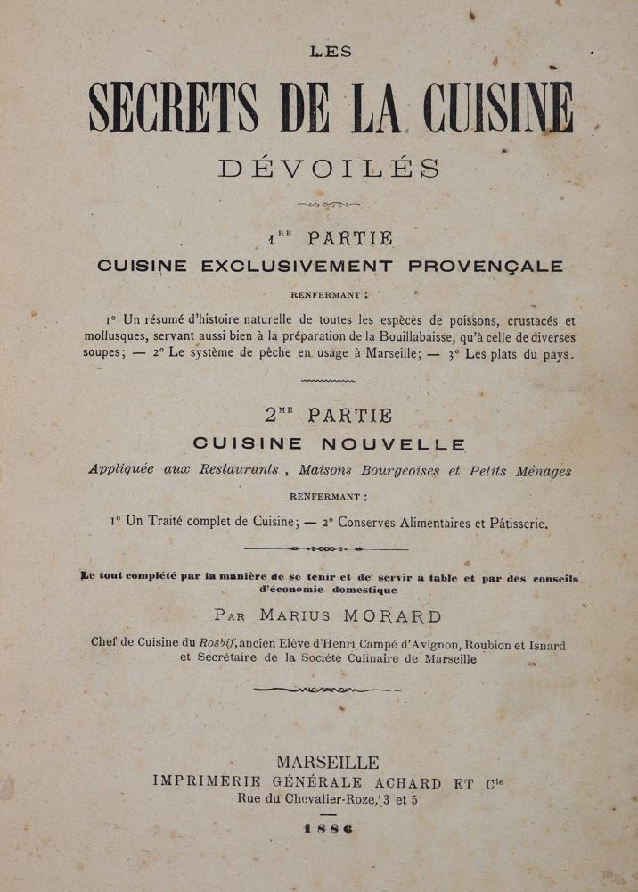 Große Abbildung Nr.1: 143-850 Morard,M.: (Küche und Haushalt, Kochbücher)