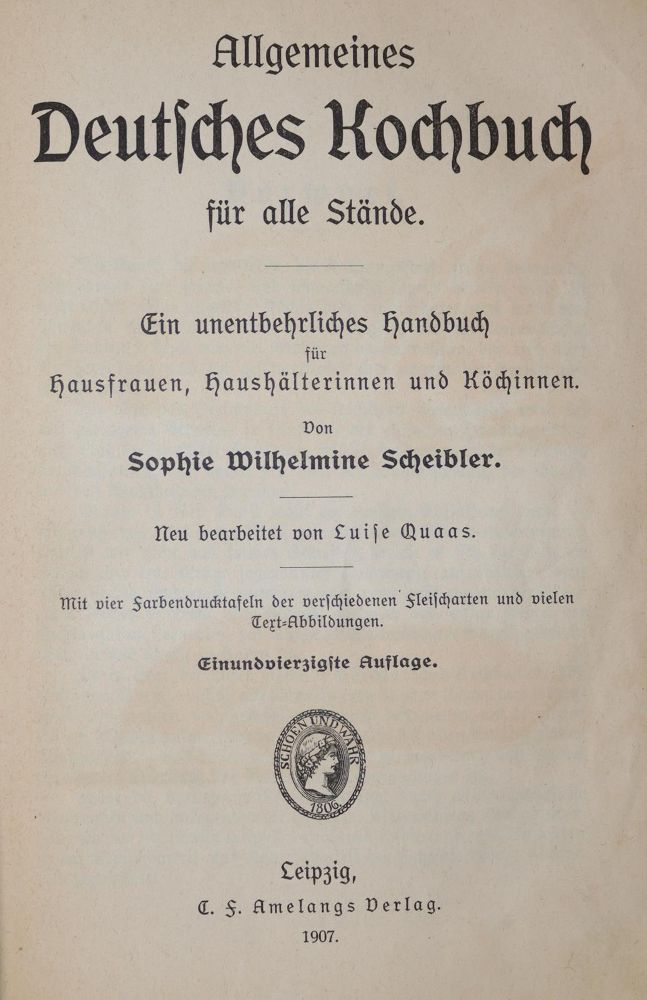 Große Abbildung Nr.1: 143-854 Neudecker,M.A.: (Küche und Haushalt, Kochbücher)