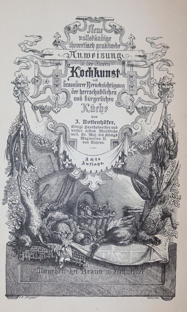 Große Abbildung Nr.1: 143-860 Niggl,J.N.: (Küche und Haushalt, Kochbücher)