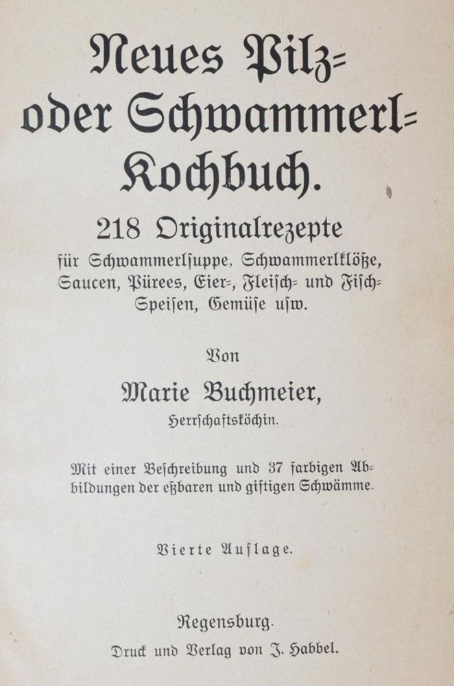 Große Abbildung Nr.1: 143-875 Buchmeier,M.: (Küche und Haushalt, Kochbücher, Pilzküche)