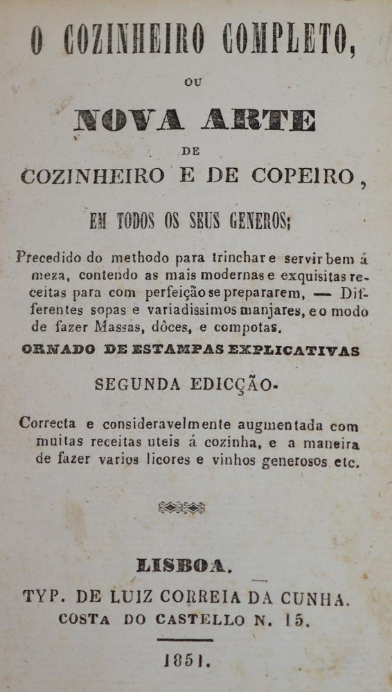 Große Abbildung Nr.1: 143-877 Cozinheiro Completo, O,: (Küche und Haushalt, Kochbücher, Portugal)