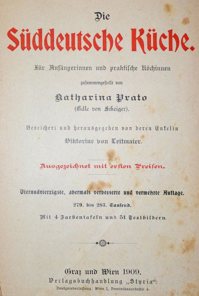 Große Abbildung Nr.1: 143-897 Sammlung: (Küche und Haushalt, Kochbücher)