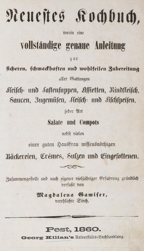 Große Abbildung Nr.1: 143-909 Sammlung: (Küche und Haushalt, Kochbücher)