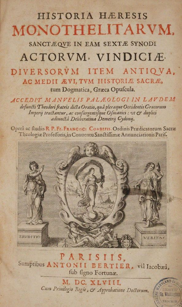 Große Abbildung Nr.1: 143-91 Combefis,F.: (Alte Drucke, Handschriften und Theologie)