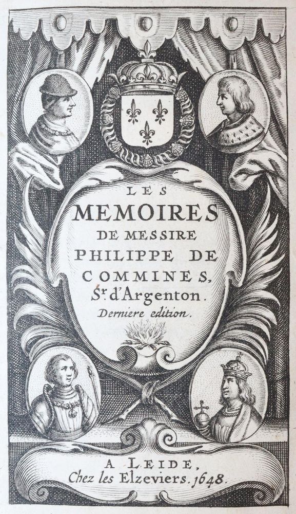 Große Abbildung Nr.1: 143-92 Commines,P.de.: (Alte Drucke, Handschriften und Theologie)