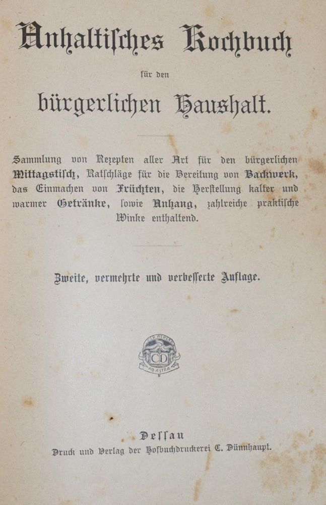 Große Abbildung Nr.1: 143-924 (Schneider,B.).: (Küche und Haushalt, Kochbücher)
