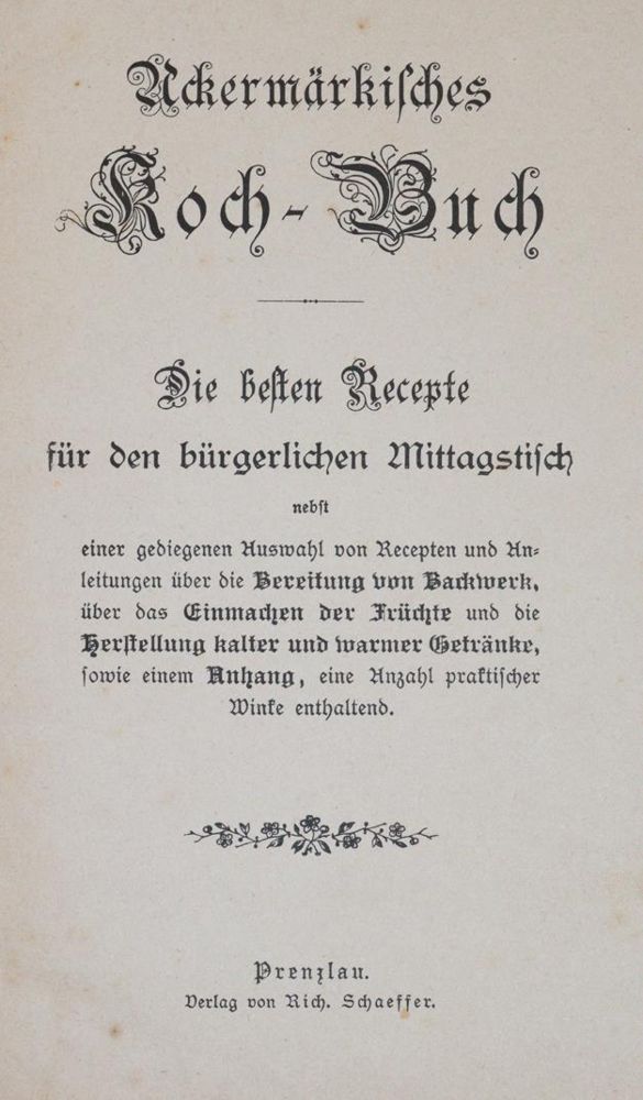 Große Abbildung Nr.1: 143-928 (Schneider,B.).: (Küche und Haushalt, Kochbücher)