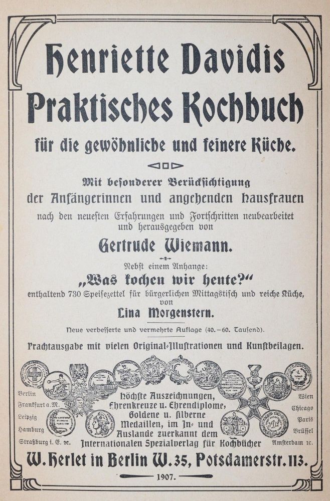 Große Abbildung Nr.3: 143-944 Speth,A.: (Küche und Haushalt, Kochbücher)