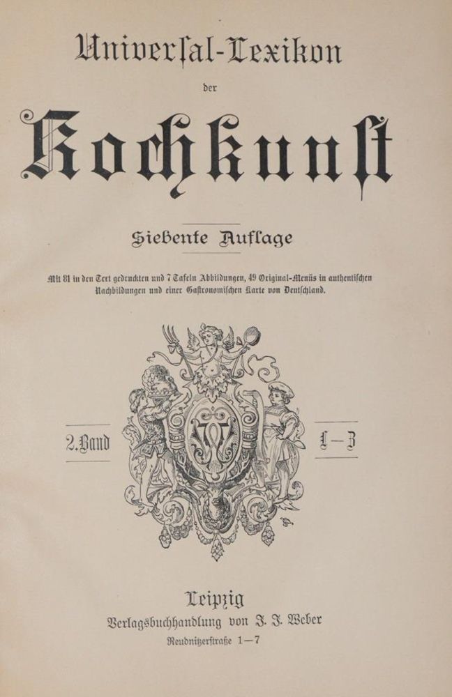Große Abbildung Nr.1: 143-958 Universal-Lexikon: (Küche und Haushalt, Kochbücher)