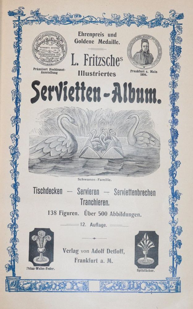 Große Abbildung Nr.1: 143-990 Fritzsche,L.: (Küche und Haushalt, Servierkunde)