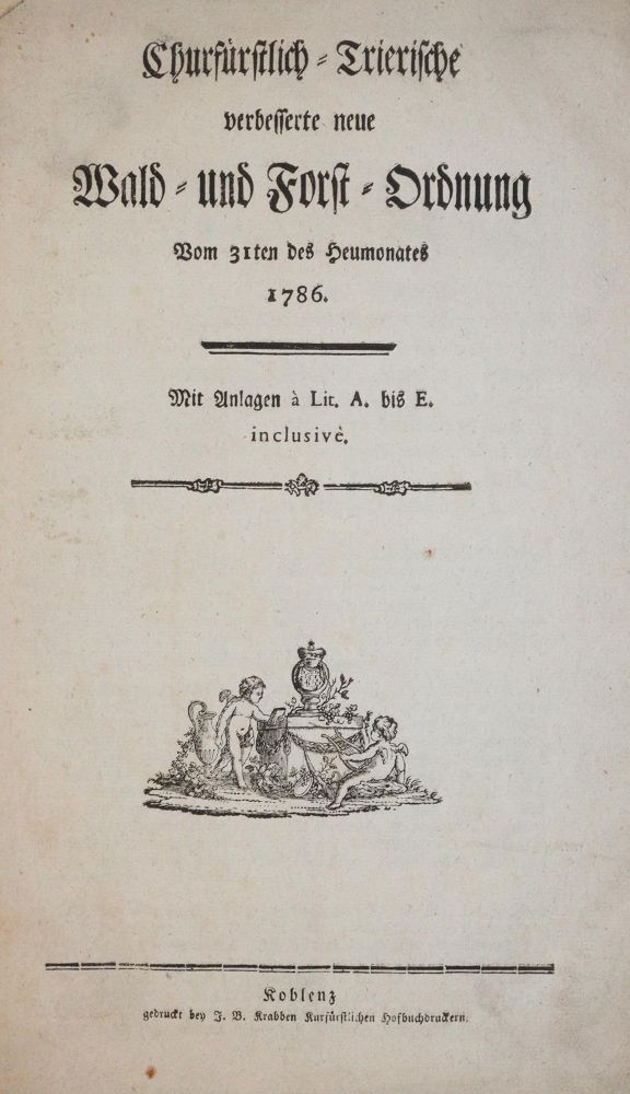Große Abbildung Nr.1: 143-996 Trier.: (Land- und Forstwirtschaft, Forstwirtschaft)