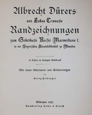 Bild Nr.1: 143-1023 Albrecht Dürers: (Kunstwissenschaft)