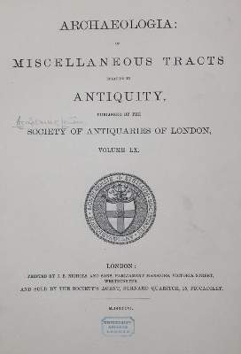 Bild Nr.1: 143-1024 Archaeologia: (Archäologie)