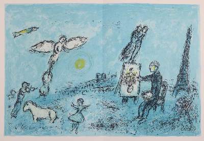 Bild Nr.1: 143-1056 Chagall.: (Chagall, Derrière le miroir)