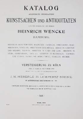 Bild Nr.1: 143-1073 Heberle,J.M.: (Kataloge)