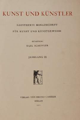Bild Nr.1: 143-1080 Kunst und Künstler.: (Kunstwissenschaft)