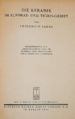 Bild Nr.2: 143-1094 Sarre,F.: (Porzellan u. Keramik, Irak)