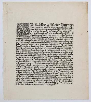 Bild Nr.1: 143-113 Basel.: (Einblattdrucke u. Flugschriften, Schweiz)