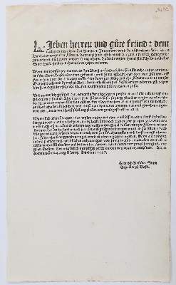 Bild Nr.1: 143-114 Hut- und Feder-Verordnung.: (Einblattdrucke u. Flugschriften, Schweiz)