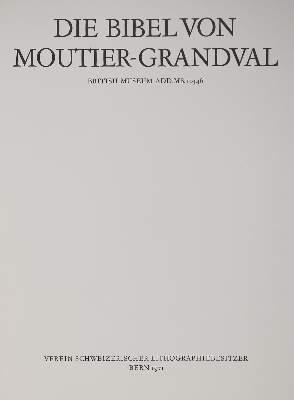 Bild Nr.3: 143-1141 Grandval-Bibel.: (Faksimile)