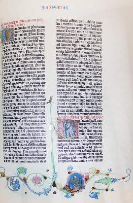 Bild Nr.2: 143-1142 Gutenberg-Bibel.: (Faksimile)