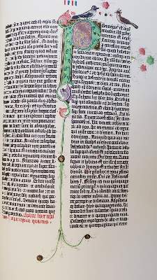 Bild Nr.5: 143-1142 Gutenberg-Bibel.: (Faksimile)