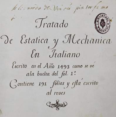 Bild Nr.6: 143-1146 Leonardo da Vinci.: (Faksimile)