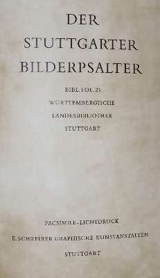 Bild Nr.4: 143-1156 Stuttgarter Bilderpsalter, Der.: (Faksimile)