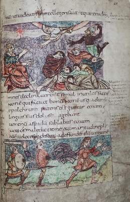 Bild Nr.6: 143-1156 Stuttgarter Bilderpsalter, Der.: (Faksimile)