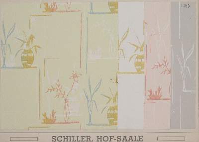 Bild Nr.1: 143-1196 Tapetenmuster.: (Papier, Buntpapier)