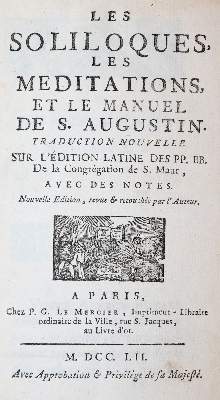 Bild Nr.1: 143-12 Augustinus,A.: (Alte Drucke, Handschriften und Theologie)