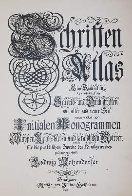 Bild Nr.5: 143-1206 Petzendorfer,L.: (Typographie und Kalligraphie)