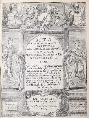 Bild Nr.1: 143-121 Saavedra Fajardo,D.de.: (Emblemata)