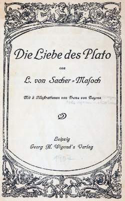 Bild Nr.1: 143-1228 Sacher-Masoch,L.v.: (Erotika - Galantes)