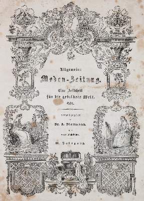 Bild Nr.1: 143-1235 Allgemeine Moden-Zeitung.: (Mode und Trachten)