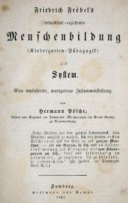 Bild Nr.1: 143-1275 Pösche,H.: (Pädagogik, Fröbel)