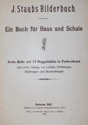 Bild Nr.1: 143-1288 Staub,J.: (Kinder- und Jugendbücher)