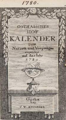 Bild Nr.1: 143-1295 Gothaischer Hof-Kalender: (Almanache)