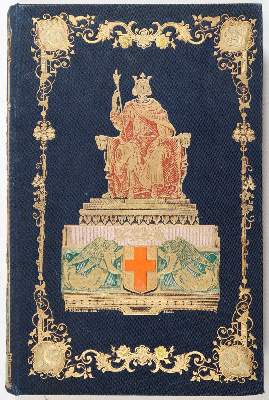 Bild Nr.2: 143-1334 Blauer Leineneinband: (Einband)