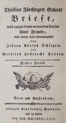 Bild Nr.1: 143-1363 Gellert,C.F.: (Literatur und illustrierte Bücher bis 19.Jahrhundert)