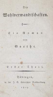 Bild Nr.1: 143-1371 Goethe,(J.W.)v.: (Literatur und illustrierte Bücher bis 19.Jahrhundert)