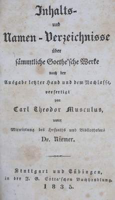 Bild Nr.1: 143-1384 Goethe,(J.W.v.).: (Literatur und illustrierte Bücher bis 19.Jahrhundert)