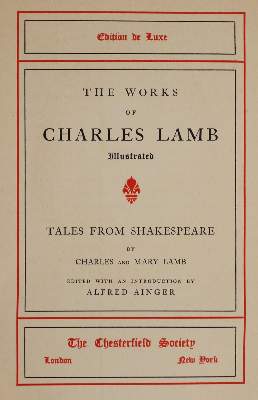 Bild Nr.2: 143-1409 Lamb,C.: (Literatur und illustrierte Bücher bis 19.Jahrhundert)
