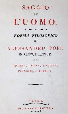 Bild Nr.1: 143-1445 Pope,A.: (Literatur und illustrierte Bücher bis 19.Jahrhundert)