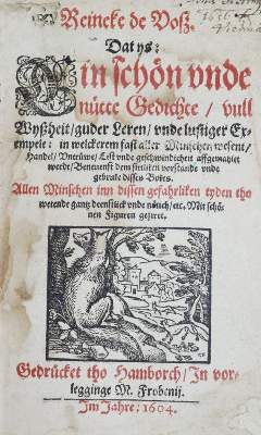 Bild Nr.1: 143-1448 Reineke de Voß.: (Reineke Fuchs)