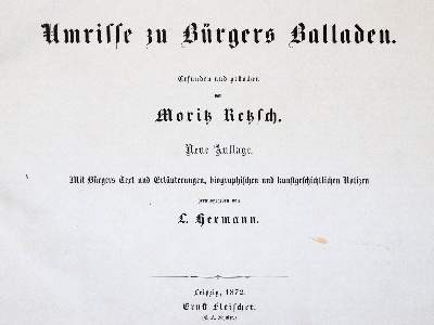 Bild Nr.1: 143-1449 Retzsch,M.: (Literatur und illustrierte Bücher bis 19.Jahrhundert)