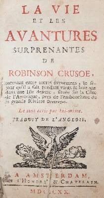Bild Nr.1: 143-1451 Robinsonade.: (Literatur und illustrierte Bücher bis 19.Jahrhundert)