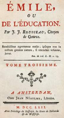 Bild Nr.1: 143-1455 Rousseau,J.J.: (Literatur und illustrierte Bücher bis 19.Jahrhundert)